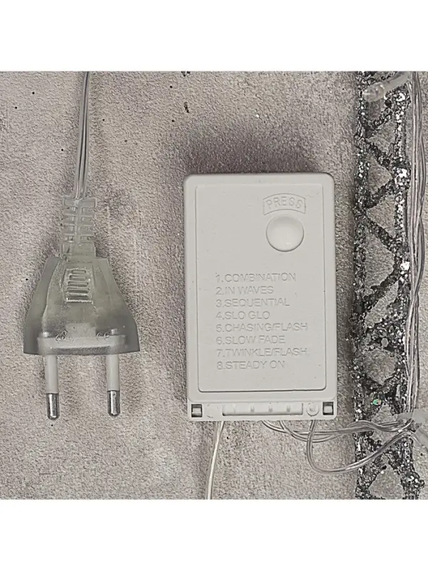 Светодиодная фигура &laquo;Олень с санями серебристый&raquo;, олень: 50&times;85&times;18 см, сани: 70&times;43&times;22 см, металл, 220 В, свечение тёплое белое