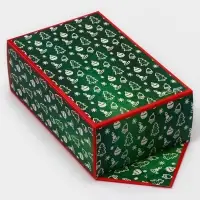 Подарочная коробка - конфета новогодняя складная «Ёлочка», 14 х 22 х 8 см.