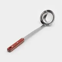 Поварешка для казана узбекская 42 см, диаметр 10 см с деревянной ручкой