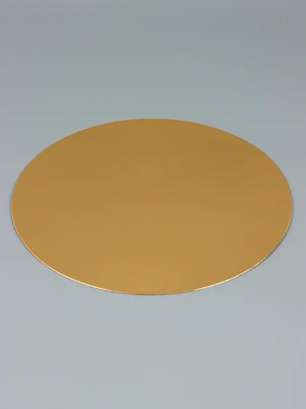 Подложка 26 см, для торта, золото-серебро,0.8 мм