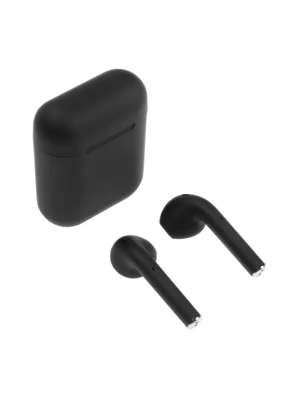 Наушники беспроводные Luazon i12, TWS, вкладыши, Bluetooth 5.0, 35/300 мАч, сенсор, чёрные матовые