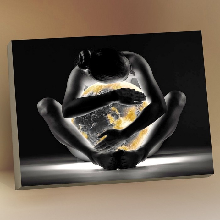 Картина по номерам «Объятия ночи», 10 цветов, с поталью 40 × 50 см Картина по номерам «Объятия ночи», 10 цветов, с поталью 40 × 50 см