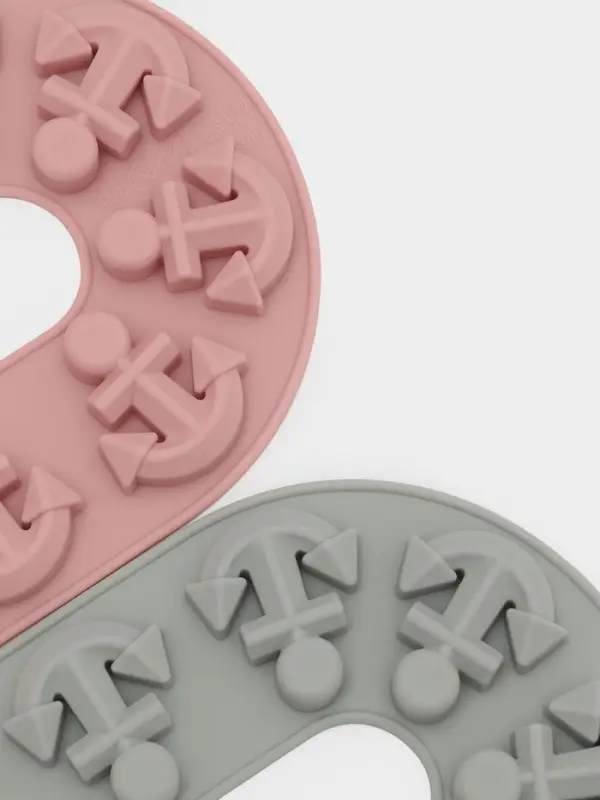 Форма для шоколада Доляна &laquo;Якорь&raquo;, силикон, 20.5&times;13.5&times;1 см, 10 ячеек, МИКС