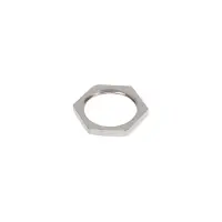 Контргайка ZEIN, 1/2", внутренняя резьба, никелированная латунь