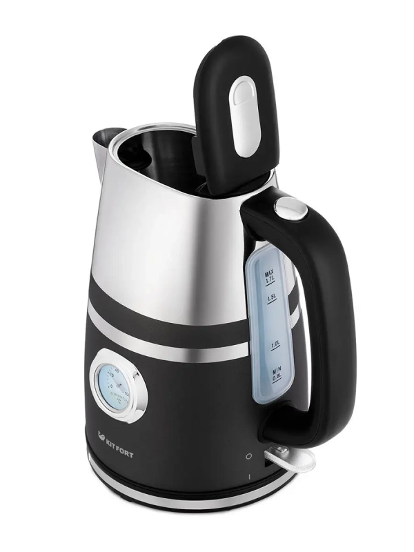 Чайник электрический металлический КТ-670 - 1.7 л Чайник электрический металлический КТ-670 - 1.7 л