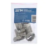 Хомут червячный ZEIN engr, диаметр 14-27 мм, ширина 9 мм, нержавеющая сталь Хомут червячный ZEIN engr, диаметр 14-27 мм, ширина 9 мм, нержавеющая сталь