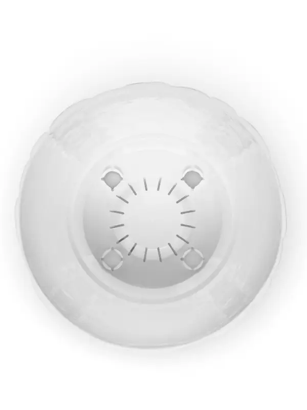 Горшок для цветов с поддоном IDEA &laquo;Камни&raquo;, 4.8 л, пластик, белый