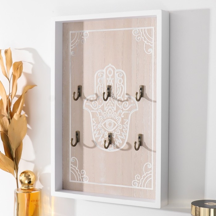 Крючки декоративные дерево Крючки декоративные дерево "Рука Фатимы" 20х3х30 см