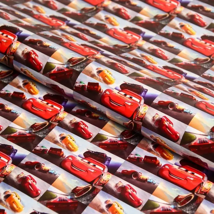 Упаковочная бумага, Тачки 70х100 см