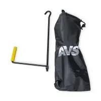 Домкрат ромбический AVS JA-2000R, 2т, 120-413мм с резиновой опорой + сумка в комплекте