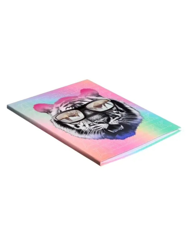 Дневник школьный для 5-11 классов, &laquo;Тиг в очках&raquo;, интегральная (гибкая) обложка, матовая ламинация, выборочный лак, 48 листов