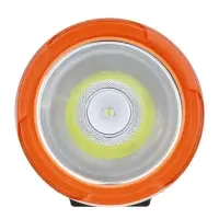 Фонарь прожектор тм ЕРМАК, LED + COB, 6 режимов, 2400мАч, USB кабель, 9х9х20см, пластик