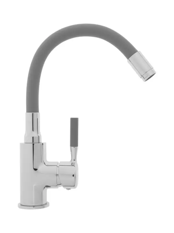 A9890T-2 (Смеситель для умывальника с силиконовым изливом и гайкой)