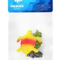 Набор декора для аквариума "Черепаха и трава"