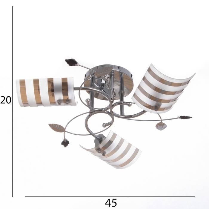 Люстра Люстра "Камми" 3х40Вт Е27 Хром МОДЕЛЬ:2638721