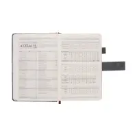 Ежедневник недатированный формат А5, с хлястиком, 128л, линия, пвх, Серый Ежедневник недатированный формат А5, с хлястиком, 128л, линия, пвх, Серый