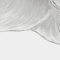 Набор салфеток для стола Доляна &laquo;Цветок&raquo;, 38&times;38 см, 4 шт., ПВХ, серебристый