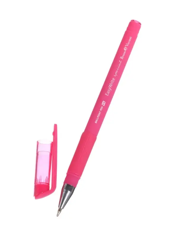 Ручка шариковая BrunoVisconti. EasyWrite Special, синий стержень, узел 0.5 мм, резиновый упор, матовый корпус, МИКС