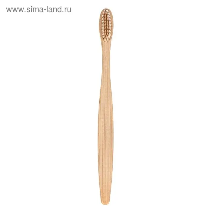 Бамбуковая зубная щётка средней жёсткости, микс цветов Бамбуковая зубная щётка средней жёсткости, микс цветов