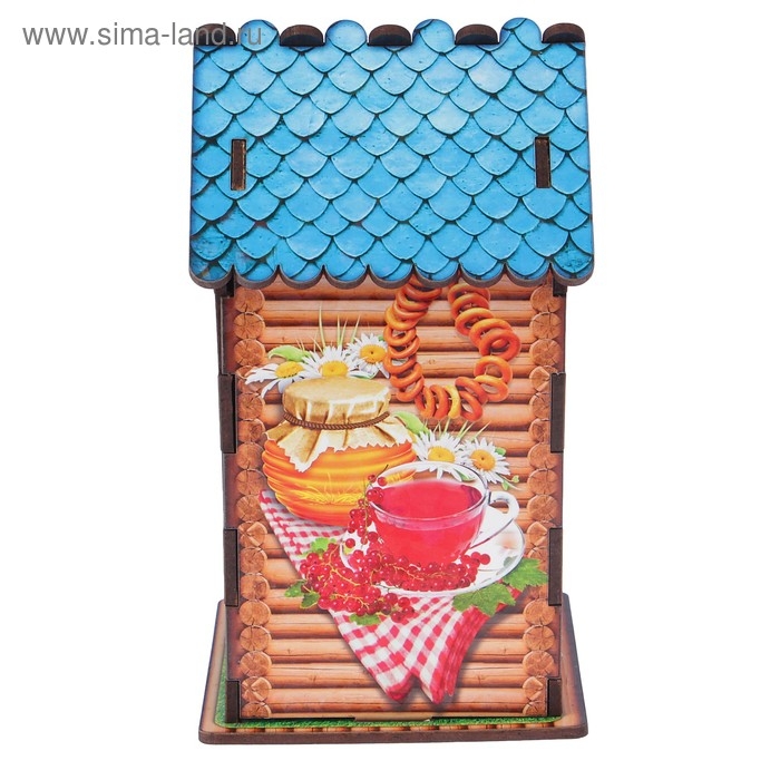 Чайный домик Чайный домик "Самовар", 9,8×9,8×17,4 см