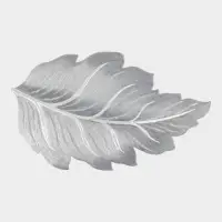 Набор салфеток для стола Доляна &laquo;Осенний лист&raquo;, 49&times;29 см, 4 шт., ПВХ, серебристый