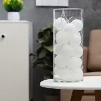 Гирлянда &laquo;Нить&raquo; 5 м с насадками &laquo;Клубки белоснежные&raquo;, IP20, прозрачная нить, 20 LED, свечение тёплое белое, 220 В