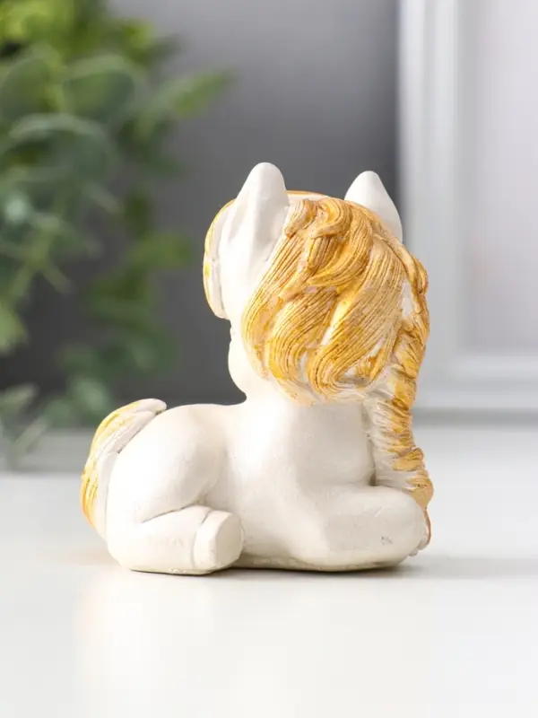 Фигурка &laquo;Пони с косой&raquo;, 6.5&times;6&times;4 см, перламутр