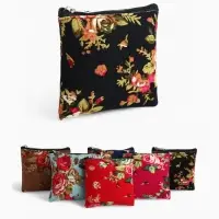 Кошелёк-монетница на молнии 11&times;1&times;8 см, с цветочным принтом, МИКС