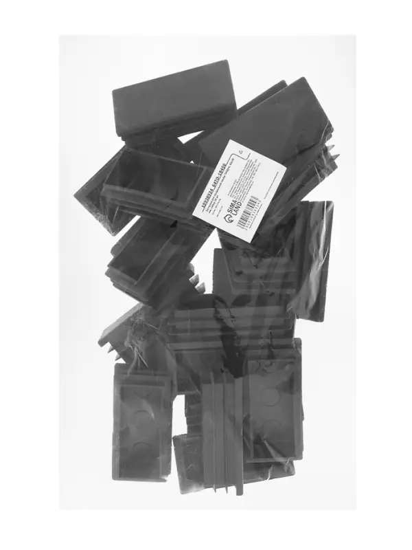 Заглушка для профильной трубы ТУНДРА, 60&times;30 мм, набор 20 шт.