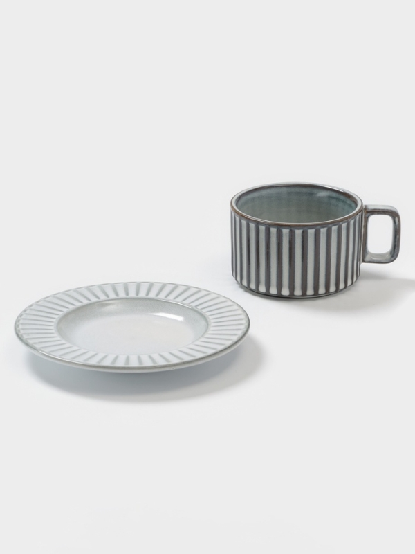 Чайная пара   Чайная пара  "Винтаж" 15х7см, цвет голубой