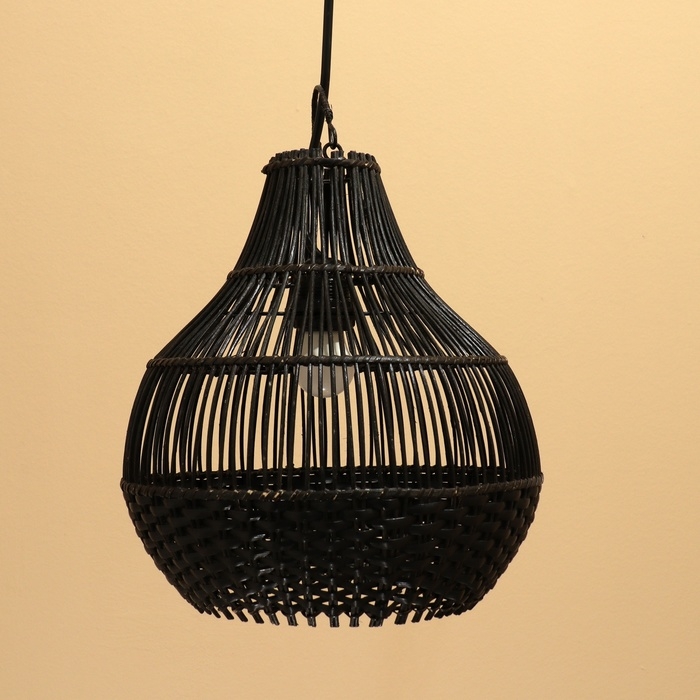 Светильник потолочный из ротанга Светильник потолочный из ротанга "Стивен" 1х120Вт, Е27, 30х30х35см