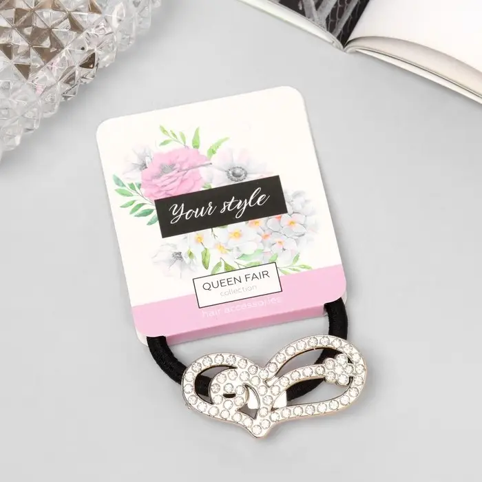 Резинка для волос Резинка для волос "Дебора" бант цветок, 5 см