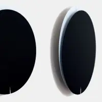 Часы настенные Melancholia Clock, черные