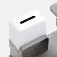 Зарядная станция с электронными часами и подсветкой Large Charge ver.3, серая