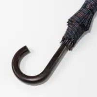 Зонт - трость полуавтоматический &laquo;Клетка&raquo;, 10 спиц, R=60/70 см, d=120 см, МИКС