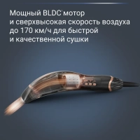 Фен Ultimate Experience CF8C20E0, 1200W, ионизация