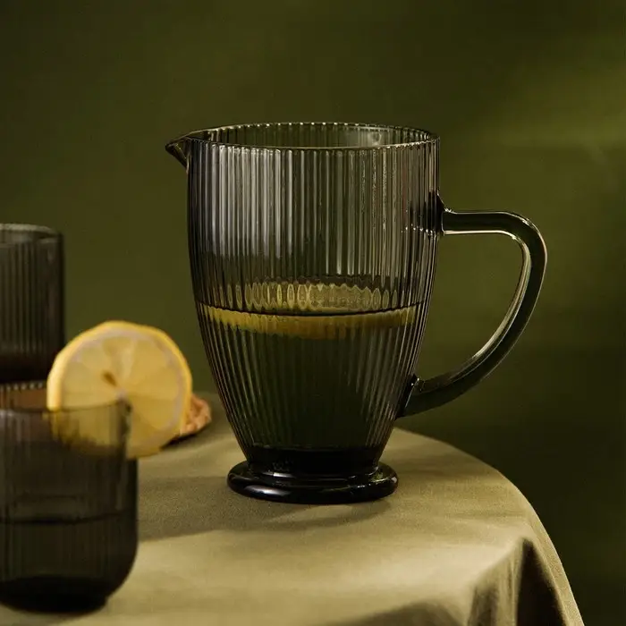 Кувшин SL Home &laquo;Модерн&raquo;, 1.2 л, 19.5&times;13&times;18.5 см, стекло, графитовый