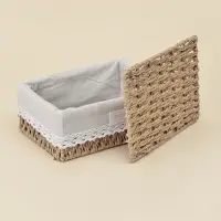 Корзины для хранения SL Home, плетёные, ручной работы, 3 шт.: от 18&times;12&times;8 см до 26&times;20&times;12 см