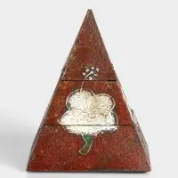 Шкатулка &laquo;Пирамидка&raquo;, 15&times;15&times;20 см, МДФ