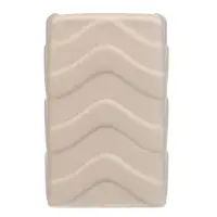 VETTA Стакан для ванной комнаты, керамика, 7x7x11,5 см, волны, персиковый