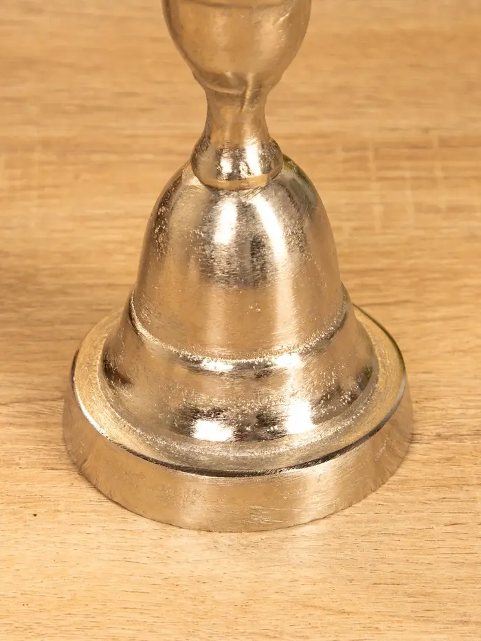 Подсвечник "Юла" 7,5х7,5х26 см, алюминий