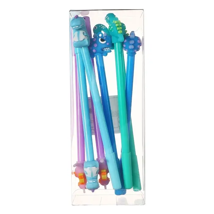 Ручка-прикол Calligrata &laquo;Зверушки&raquo;, автоматическая, синий стержень, гелевая, МИКС