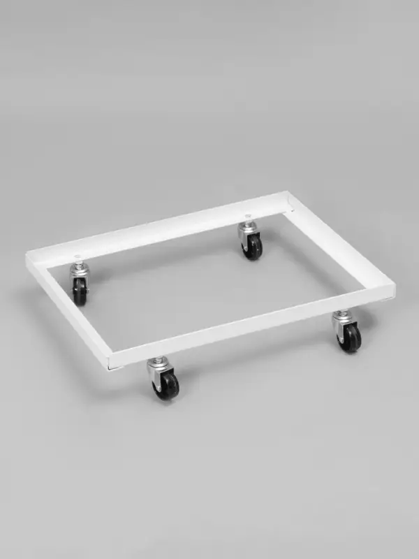 Накопитель разборный на колесах, 5 корзин, 50&times;43&times;147, белый