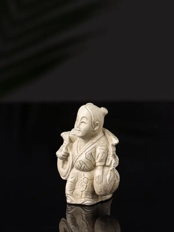 Фигурки декоративные «Нэцкэ», набор 5 шт., 20×10×7 см, бежевая Фигурки декоративные «Нэцкэ», набор 5 шт., 20×10×7 см, бежевая