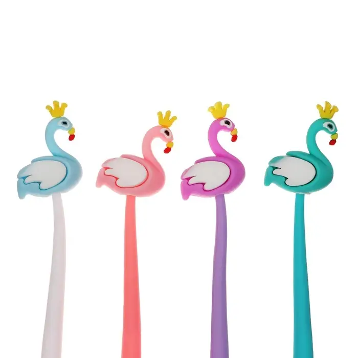 Ручка - прикол гелевая Calligrata «Фламинго», МИКС Ручка - прикол гелевая Calligrata «Фламинго», МИКС