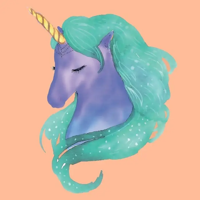 Термонаклейка &laquo;Единорог&raquo;, 16.5&times;20 см