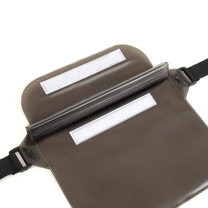 Сумка поясная, водонепроницаемая, чёрная, 22&times;18 см