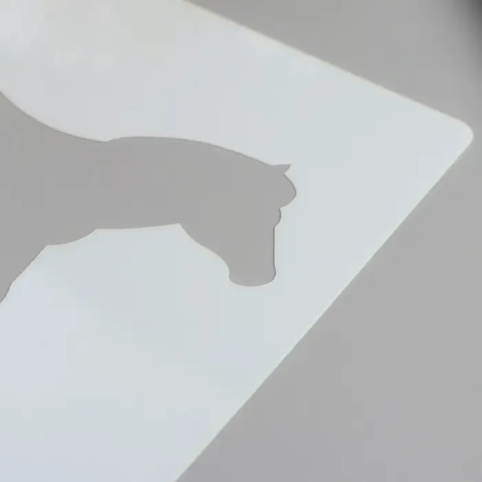 Трафарет пластик Трафарет пластик "Лошадь" 13х13 см