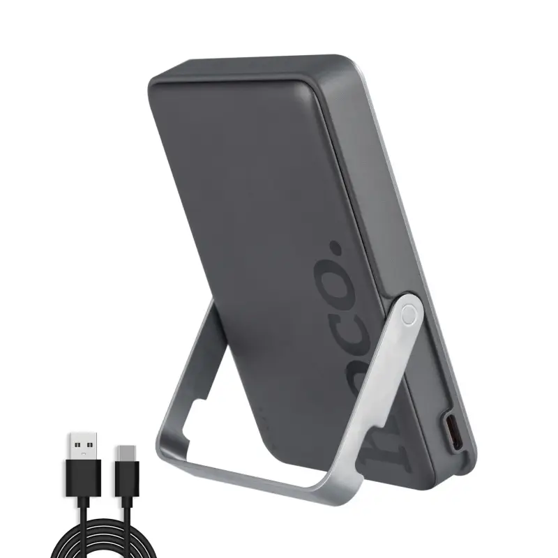 Внешний аккумулятор 10000 mAh 20W Magnetic Q36A HOCO серый