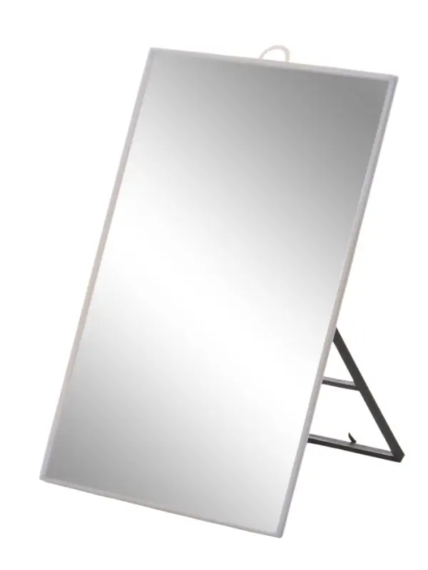 Зеркало интерьерное универсальное TAKE IT EASY, в раме, 18&times;24 см, цвет серый